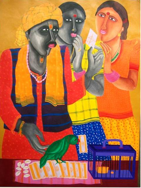 The painting Fortune Teller - VIII is now available for purchase