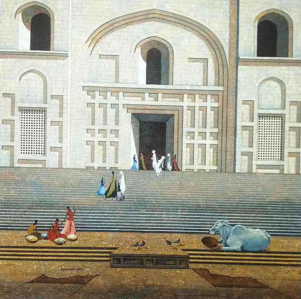 The original painting Monuments of Heritage is available for sale