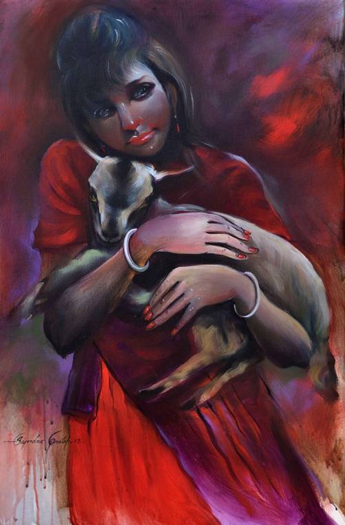 The original painting is now available for purchase by pet lovers