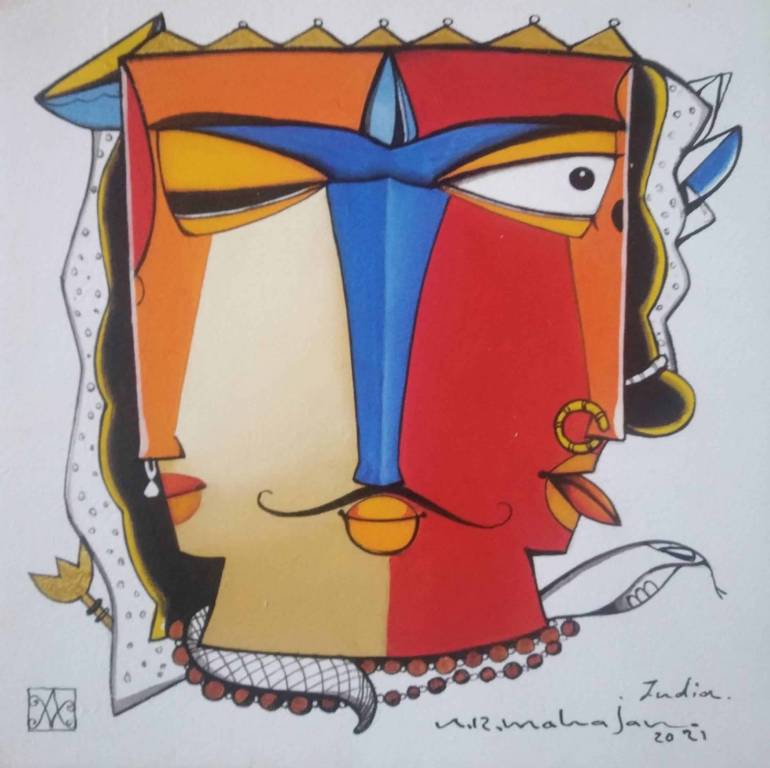 The original Tridev painting is available for sale