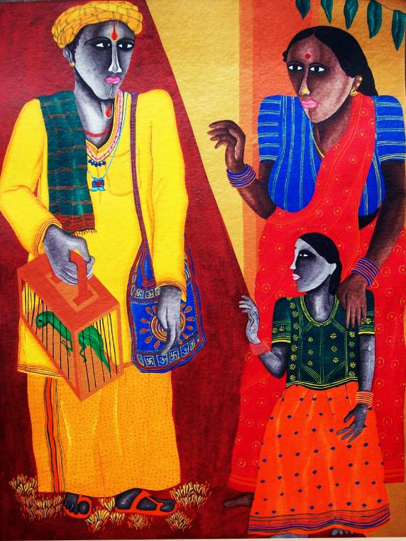 The original painting of Fortune Teller - II is now available for buy