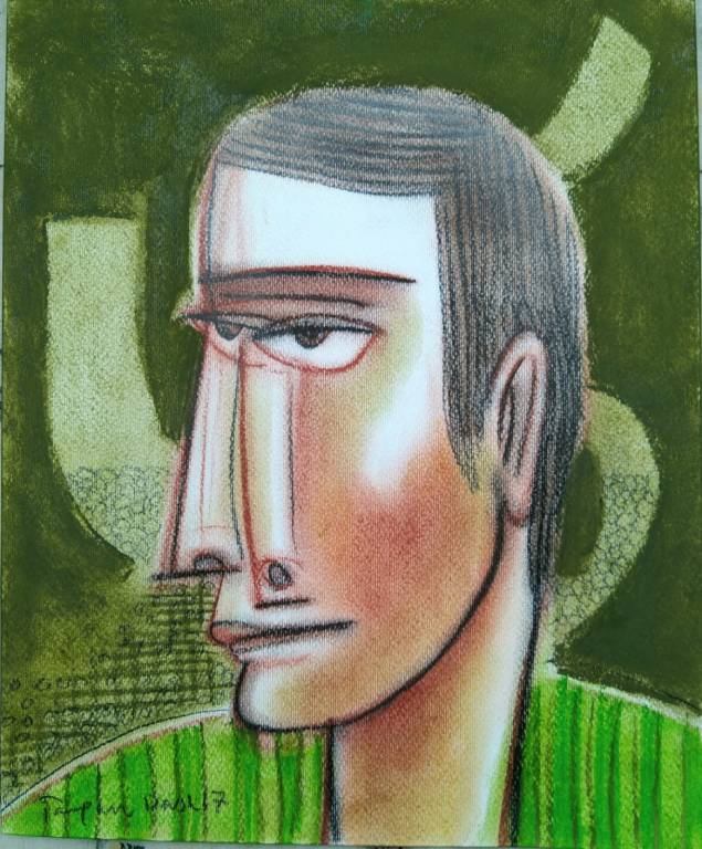 Buy the original modern painting Moving Face - IV online