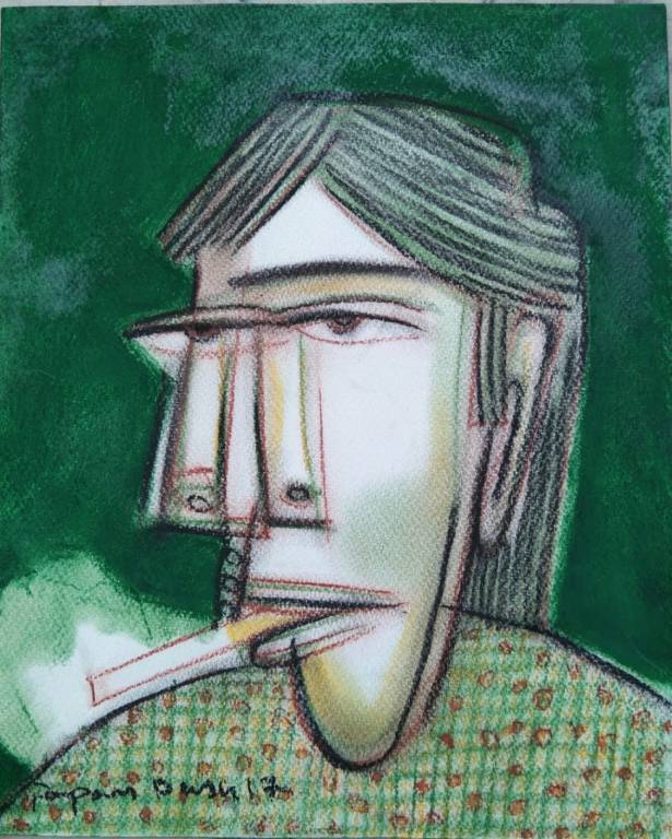 Fine Arts Gallery: Moving Face - II. The original painting is available for sale