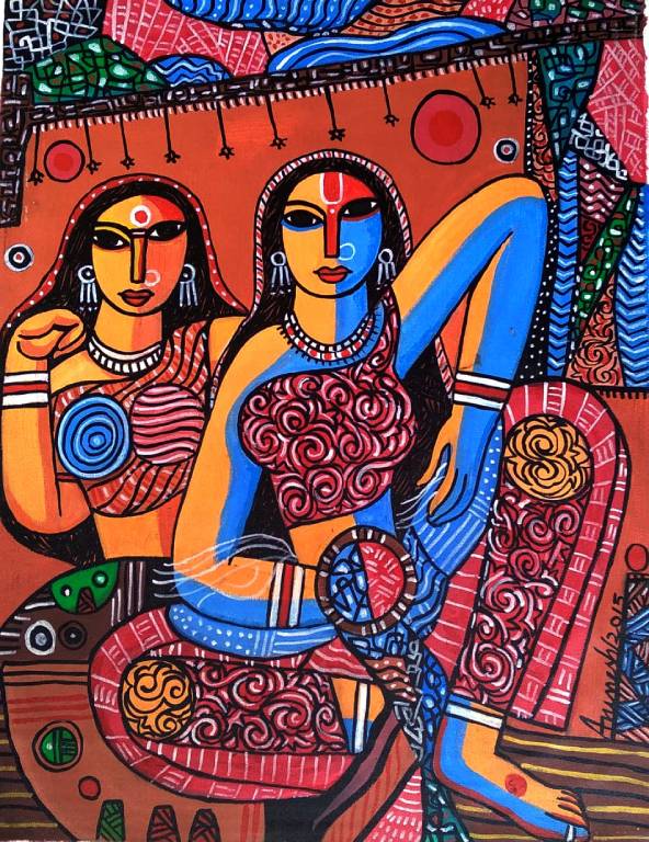 Rhythm in Sister: The original painting is now available in the online art gallery