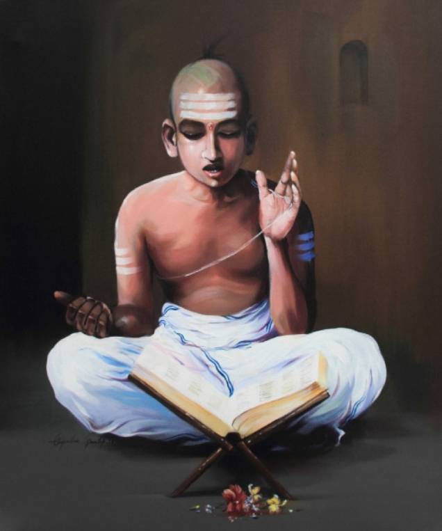 The original painting Monk is available at the online art gallery