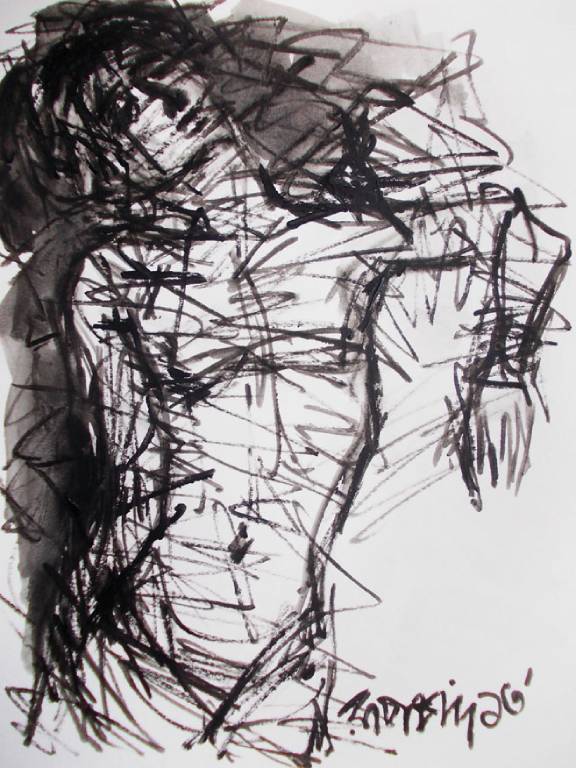 The original painting 'Struggle' is now available at the art gallery shop