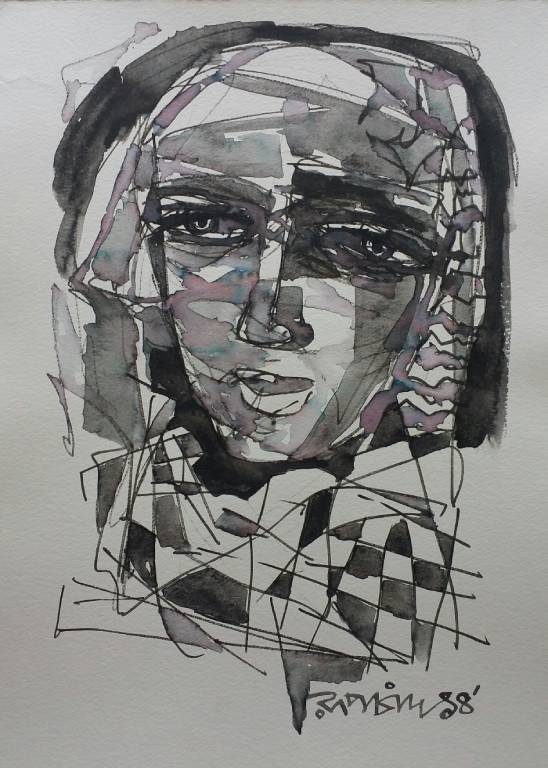 The Original Painting of Thoughtful Woman is available at the Fine Art Gallery