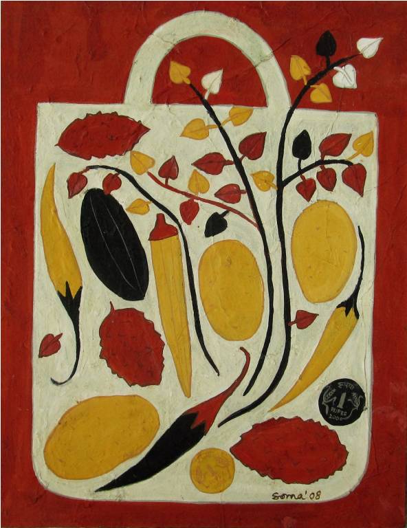 The Original painting of a form of Ganesha is now available at the Art Gallery