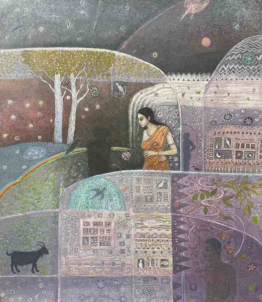 The original painting Layers of Memory is now available at the Contemporary Art Gallery