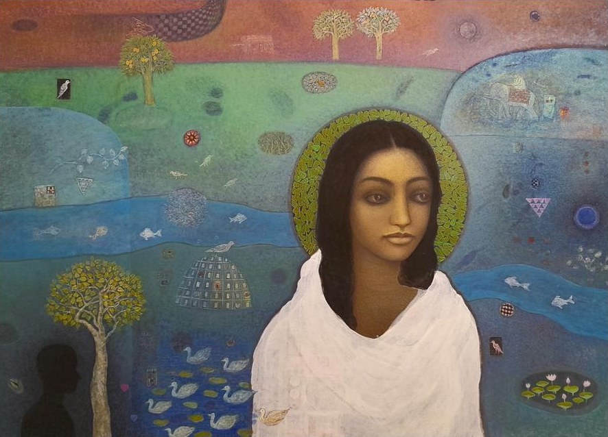 The original painting River Secrets is available for sale at The Art Gallery near me
