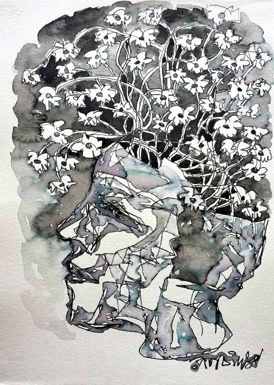 The original painting Developed Thinking is now available at the Contemporary Art Gallery