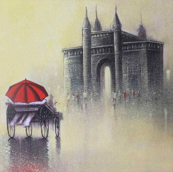 The Original Painting Memories of the Monsoon is available for sale online at the Art Gallery