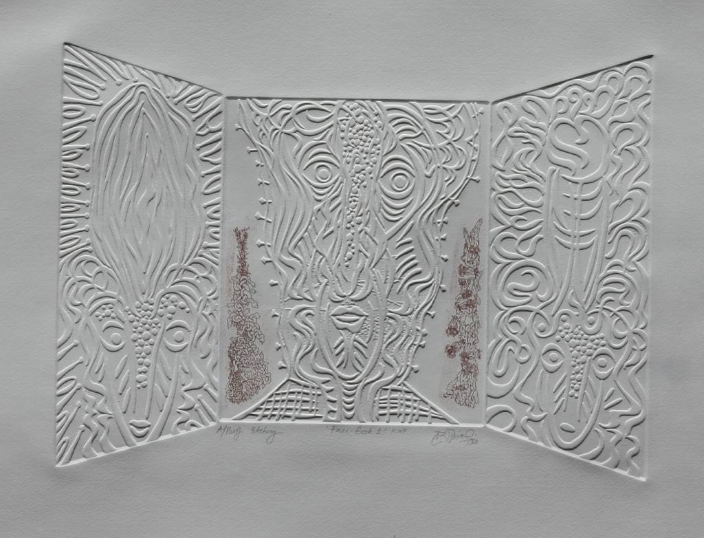 Buy the original modern etching artwork Face Book - I online from the Art Gallery Shop
