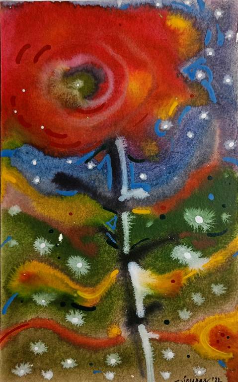 The original painting A Blooming Nebula is now available at the Art Gallery near me