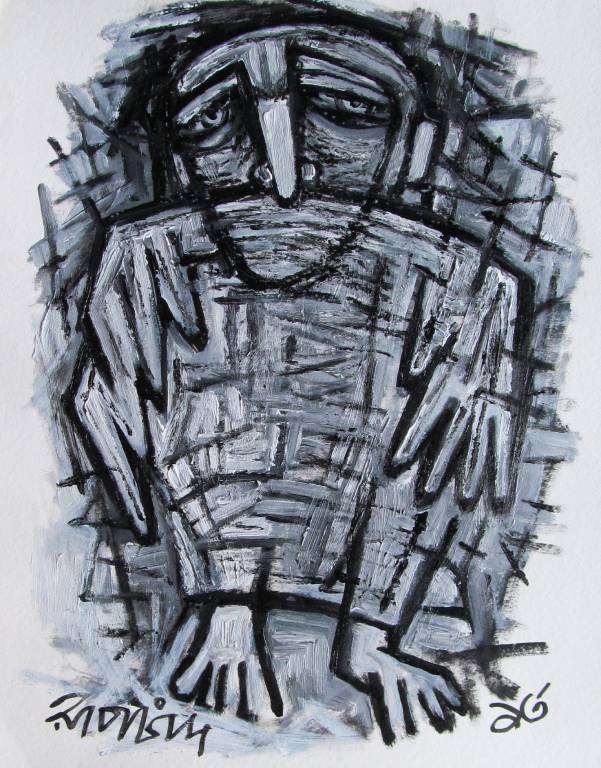 Buy the original modern painting Imaginary online from the Fine Art Gallery