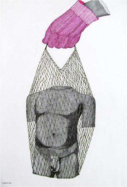 The original artwork Sculpture Protection is available for sale at the Contemporary Art Gallery