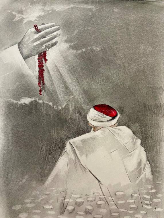 Buy the original painting Prayer of Devotion now available at the Art Gallery