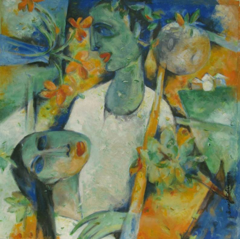 The Original painting Embrace is now available at the Fine Art Gallery