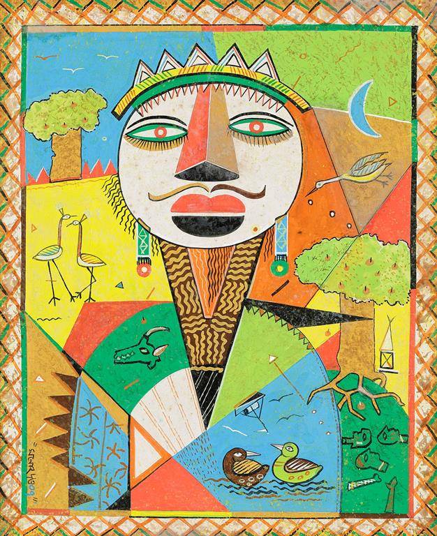 The Original painting King is available for sale at the Fine Art Gallery