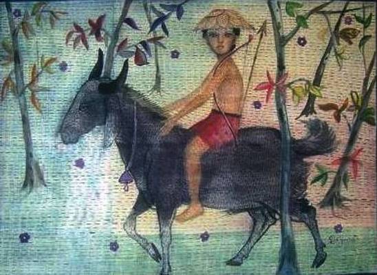 The original painting Goat Herder is now available for buy at the Contemporary Art Gallery