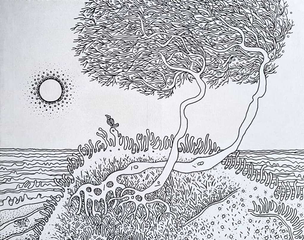 The original painting Sunrise is available for sale at an Art Gallery near me