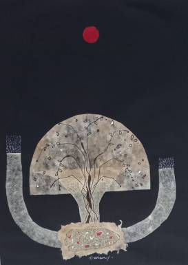 Moon and Tree