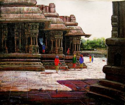 A Moment in The Temple