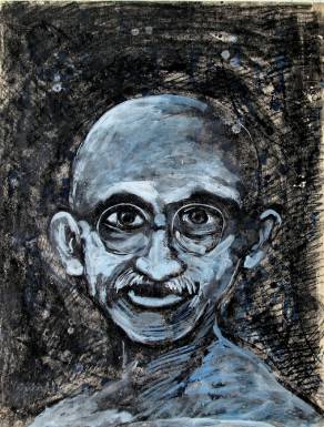 Portrait of Gandhiji